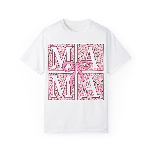 Pink Floral Mama T-shirt
