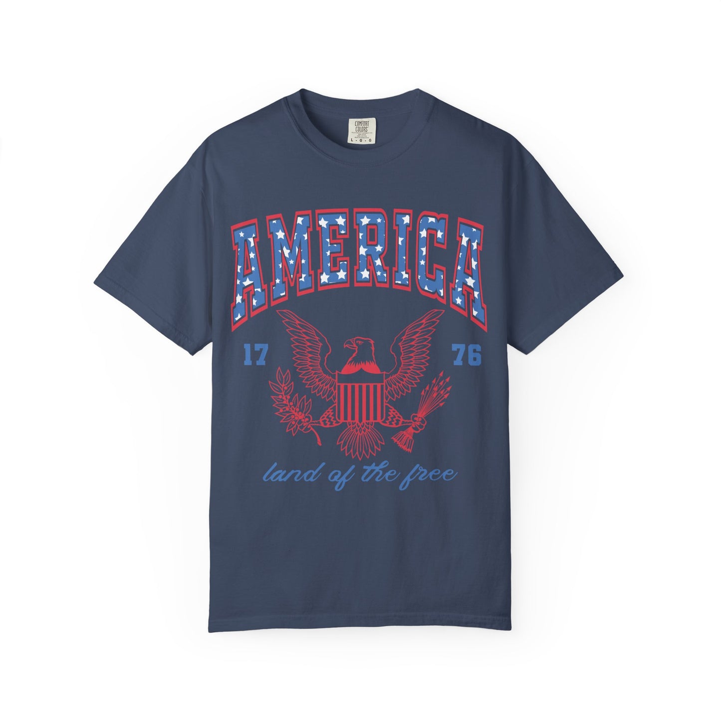 America 1776 Land of the Free Tee